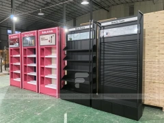 Pink and Black Beauty Wall Display Fixtures