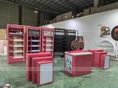 Pink and Black Beauty Wall Display Fixtures