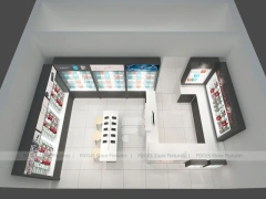 Point Service Mobiles White Store Interior