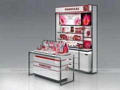 Ponycare White Pink Cosmetics Kiosk Set