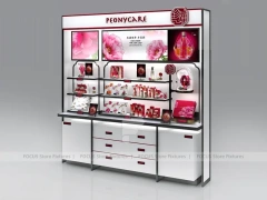 Ponycare White Pink Cosmetics Kiosk Set