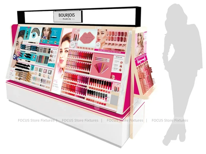 Ponycare White Pink Cosmetics Kiosk Set