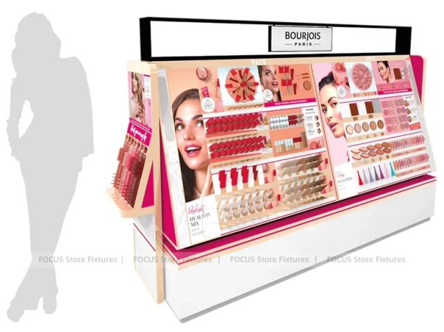 Ponycare White Pink Cosmetics Kiosk Set
