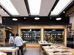 Premium White Electronics Store Interior