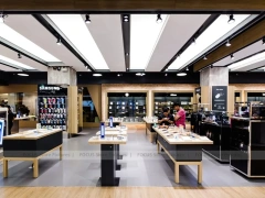 Premium White Electronics Store Interior