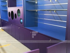 Purple Blue LED Phone Accessories Wall Display
