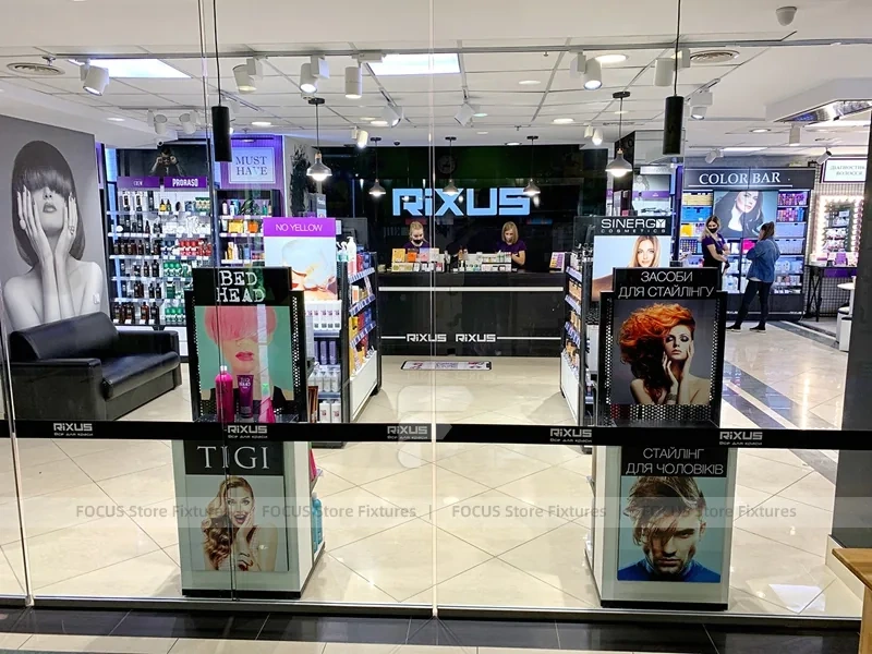 Purple Cosmetics Mall Store Interior