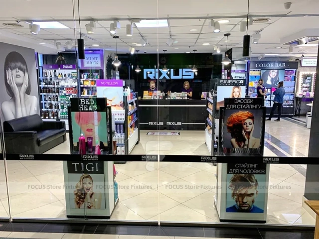 Purple Cosmetics Mall Store Interior