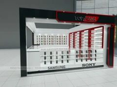 Red Black Mobile Phone Storefront Display