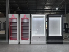 Red Black Phone Display Cabinet Set