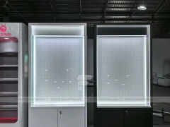 Red Black Phone Display Cabinet Set