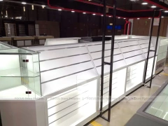 Red Black Samsung Mobile Storefront Fixture