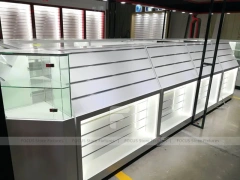 Red Black Samsung Mobile Storefront Fixture