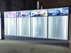 Red Blue Device Fixer Backlit Wall Display