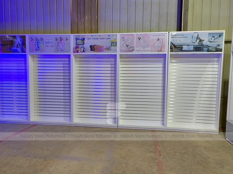 Red Blue Device Fixer Backlit Wall Display