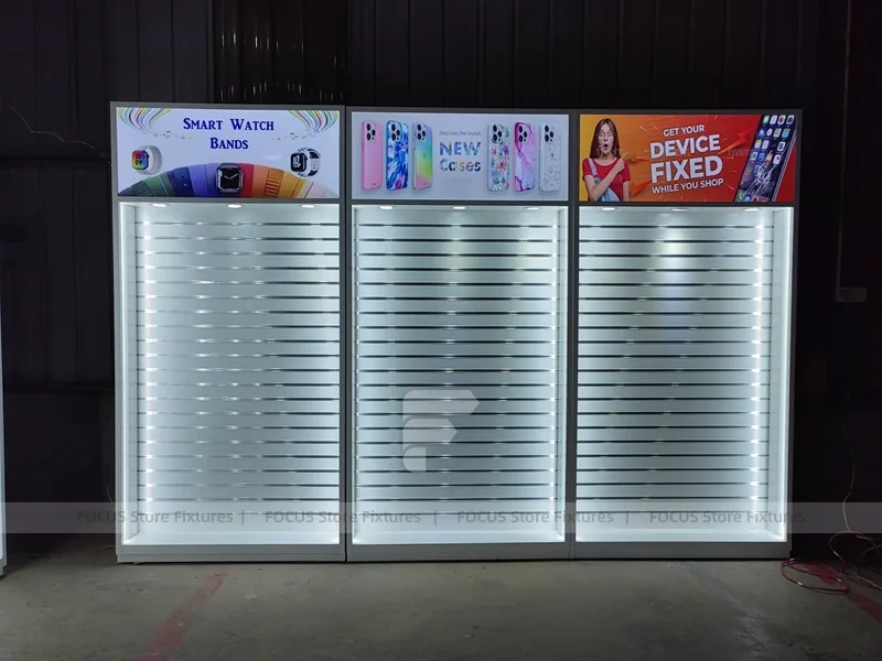 Red Blue Device Fixer Backlit Wall Display