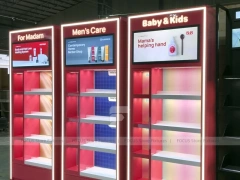 Red Category Beauty Wall Shelving Panels