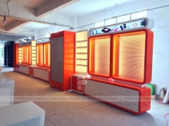 Red Orange Mobile Accessories Wall Display