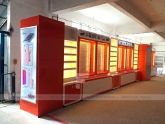 Red Orange Mobile Accessories Wall Display