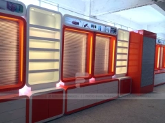 Red Orange Mobile Accessories Wall Display