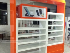 Red Orange Mobile Accessories Wall Display