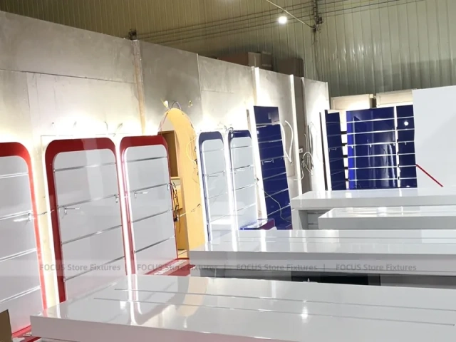 Red White Assistant Phone Checkout Counter Set