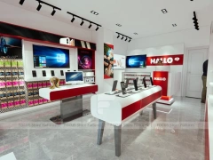 Red White Hayso Mobile Phone Store Interior
