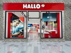 Red White Hayso Mobile Phone Store Interior