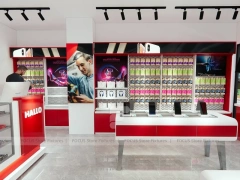 Red White Hayso Mobile Phone Store Interior