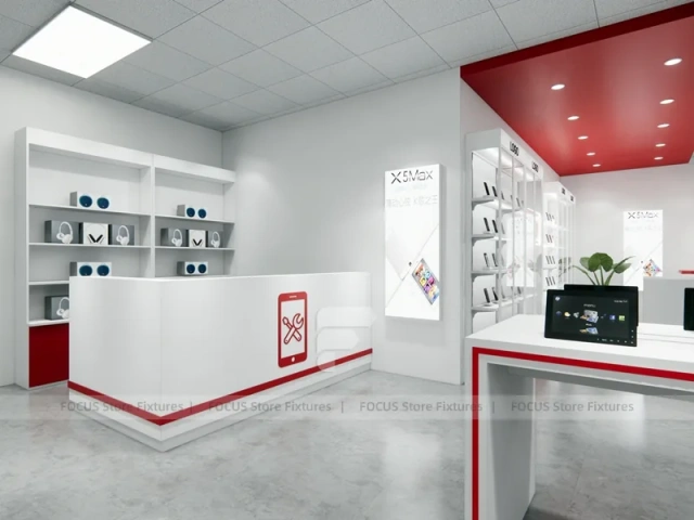 Red White Mobile Phone Reception Store