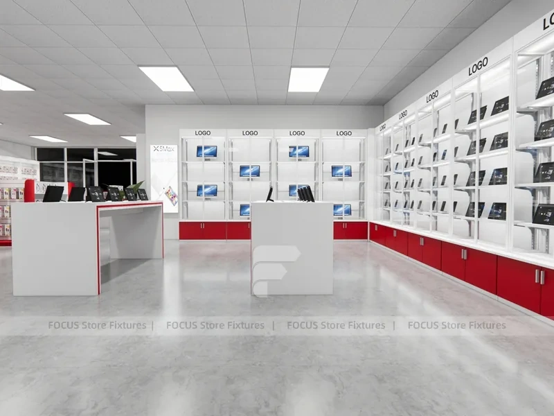 Red White Mobile Phone Reception Store