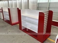 Red White Mobile Phone Store Interior Fixture