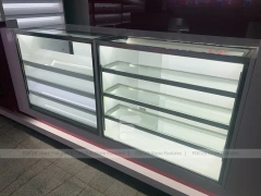 Red White Mobile Phone Wall Display Counter