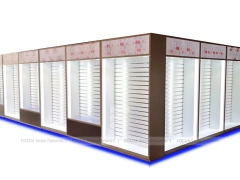 Red White Mobile Phone Wall Shelving Unit