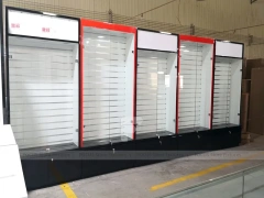 Red White Mobile Store 3D Interior Layout