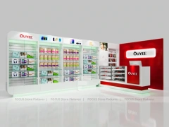 Red White Ouye Mobile Accessories Store Display