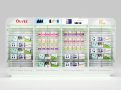 Red White Ouye Mobile Accessories Store Display