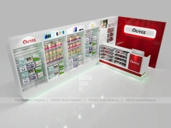 Red White Ouye Mobile Accessories Store Display