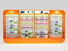 Red White Ouye Mobile Accessories Store Display