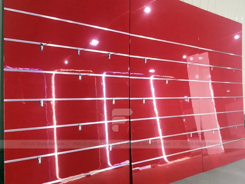 Red White Phone Reception Counter Display
