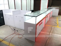Red White Synva Phone Counter Display Set