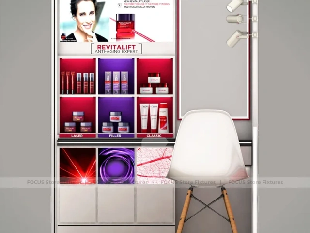 Revitalift Skincare Consultation Display Wall