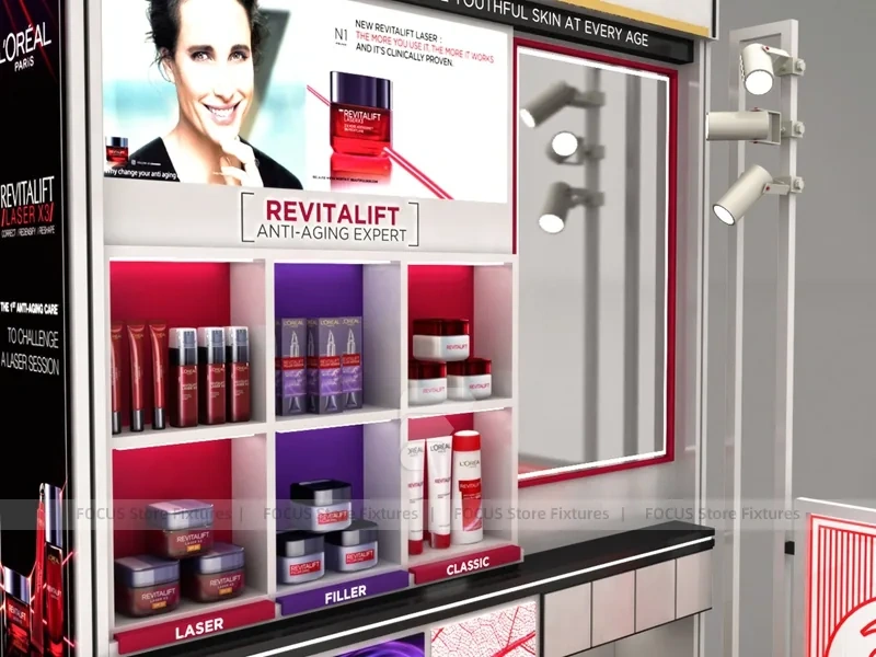 Revitalift Skincare Consultation Display Wall