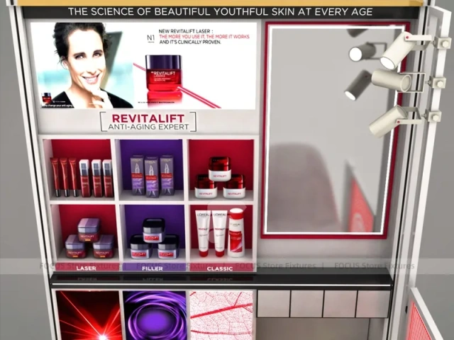 Revitalift Skincare Consultation Display Wall