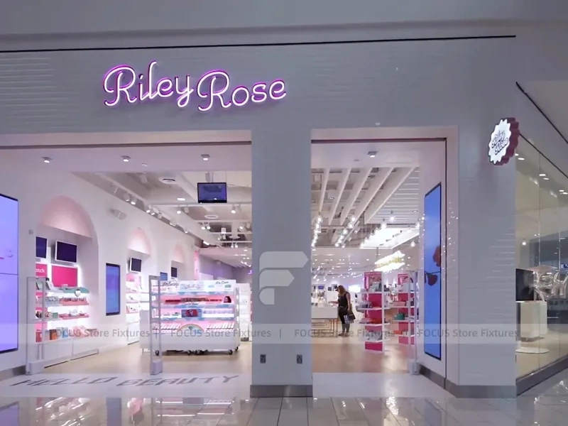 Riley Rose White Pink Cosmetics Storefront
