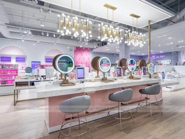 Riley Rose White Pink Cosmetics Storefront