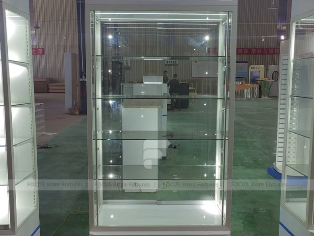 Rounded Blue White Mobile Phone Wall Display Panel