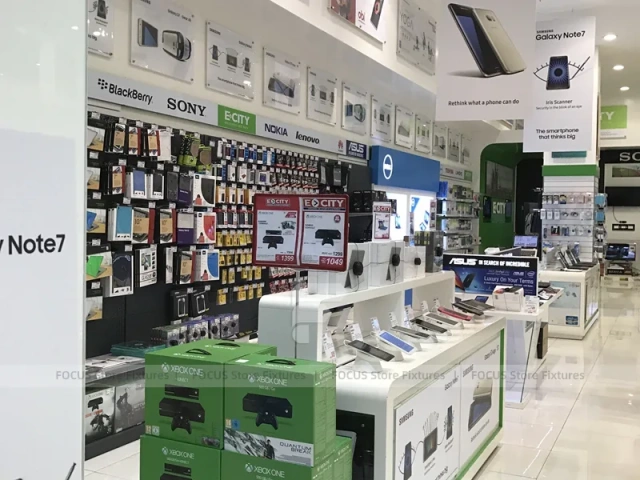 Samsung Galaxy Mobile Accessories Store Interior