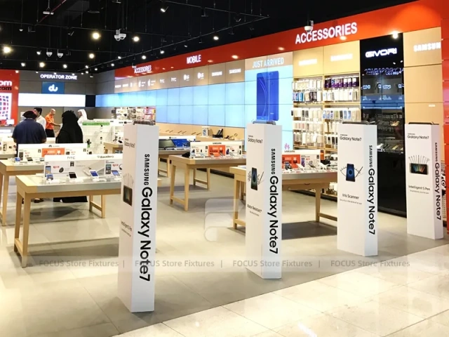 Samsung Galaxy Mobile Accessories Store Interior