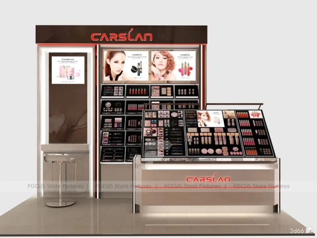 Skinyou White Skincare Display Shelving Unit